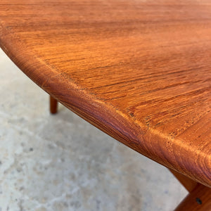 Runder Couchtisch Teak von Niels Bach