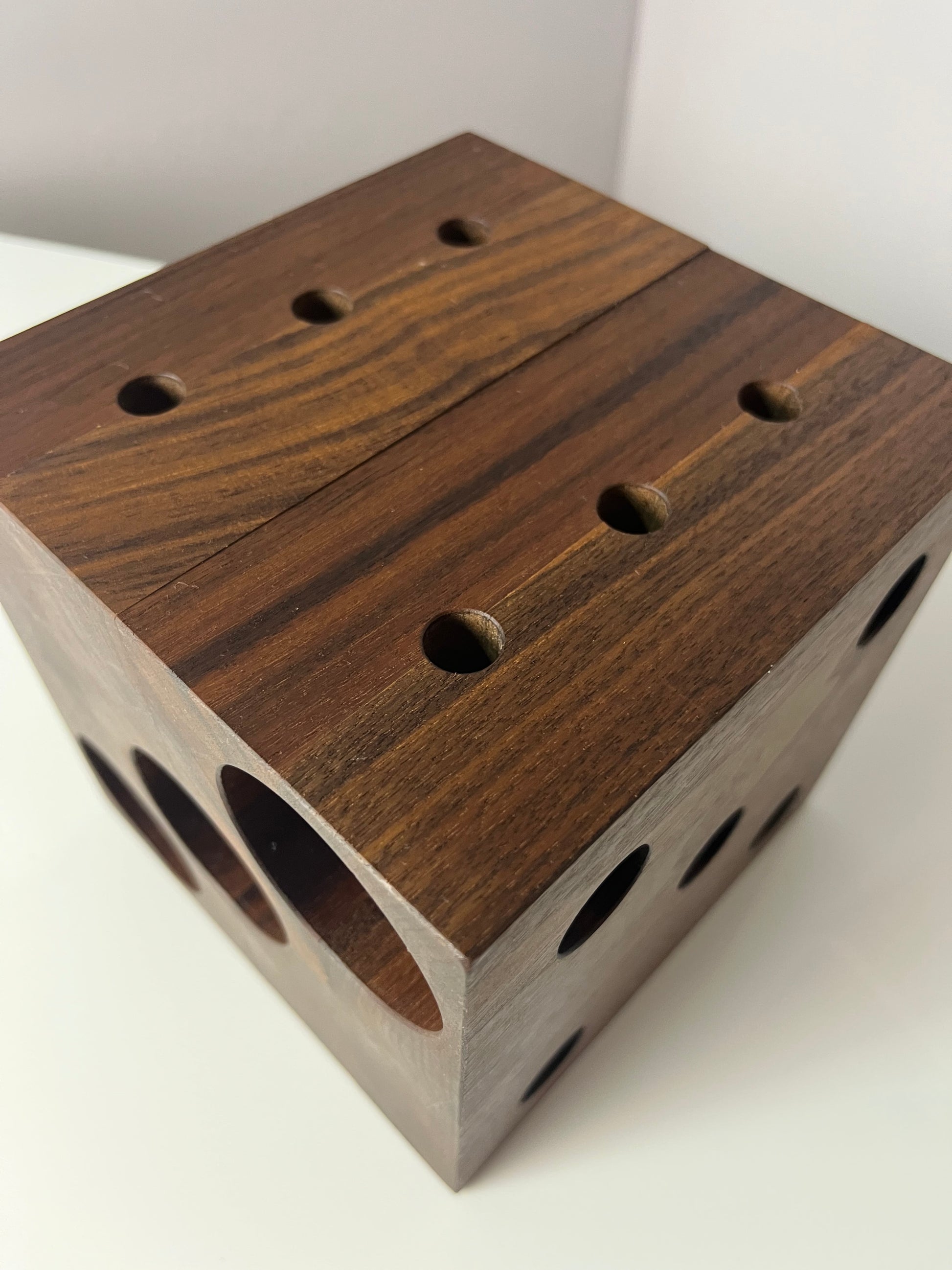 Großer Würfel Teak aus Dänemark