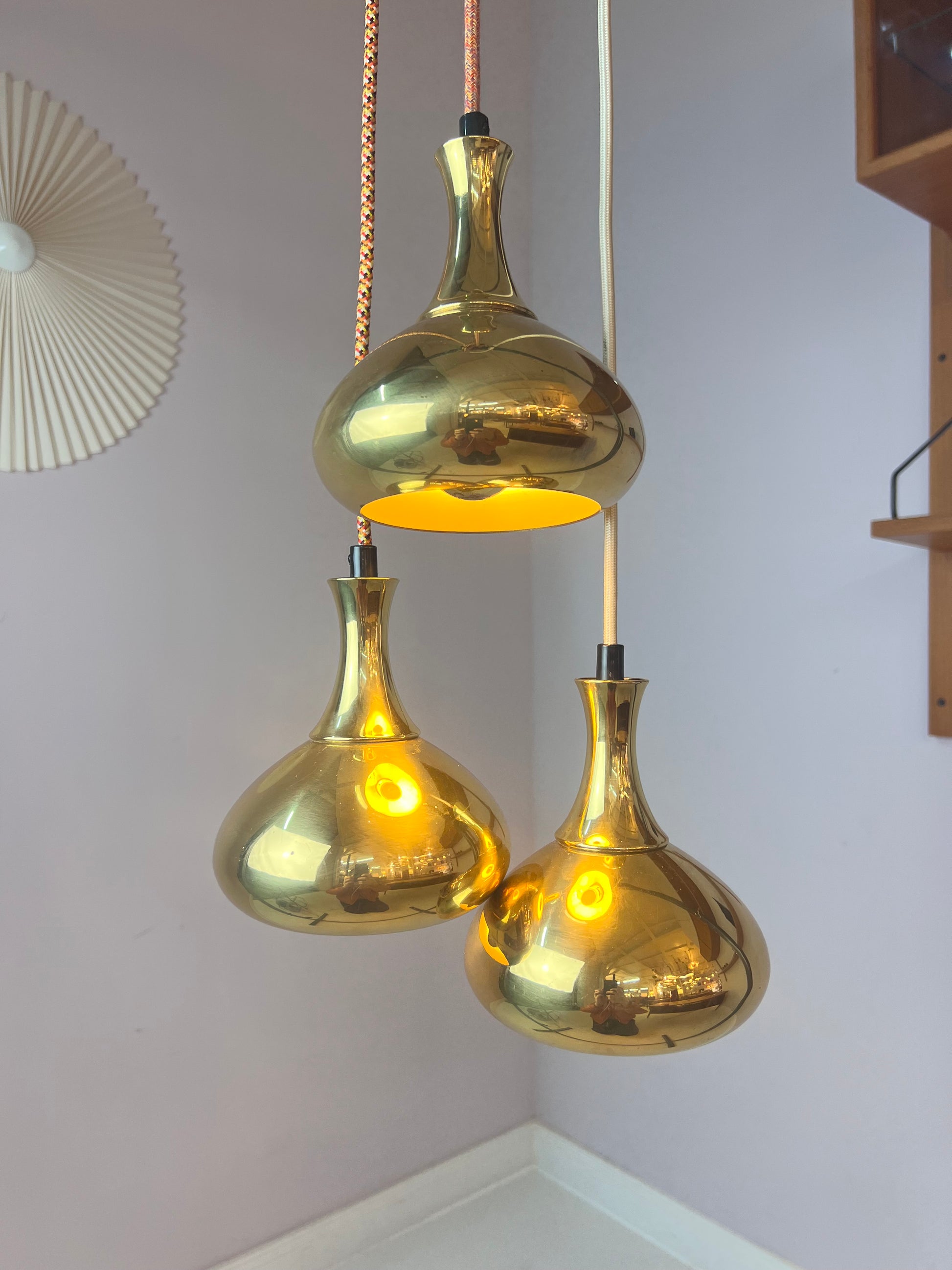 Hängelampe Messing von Scandi Lamp