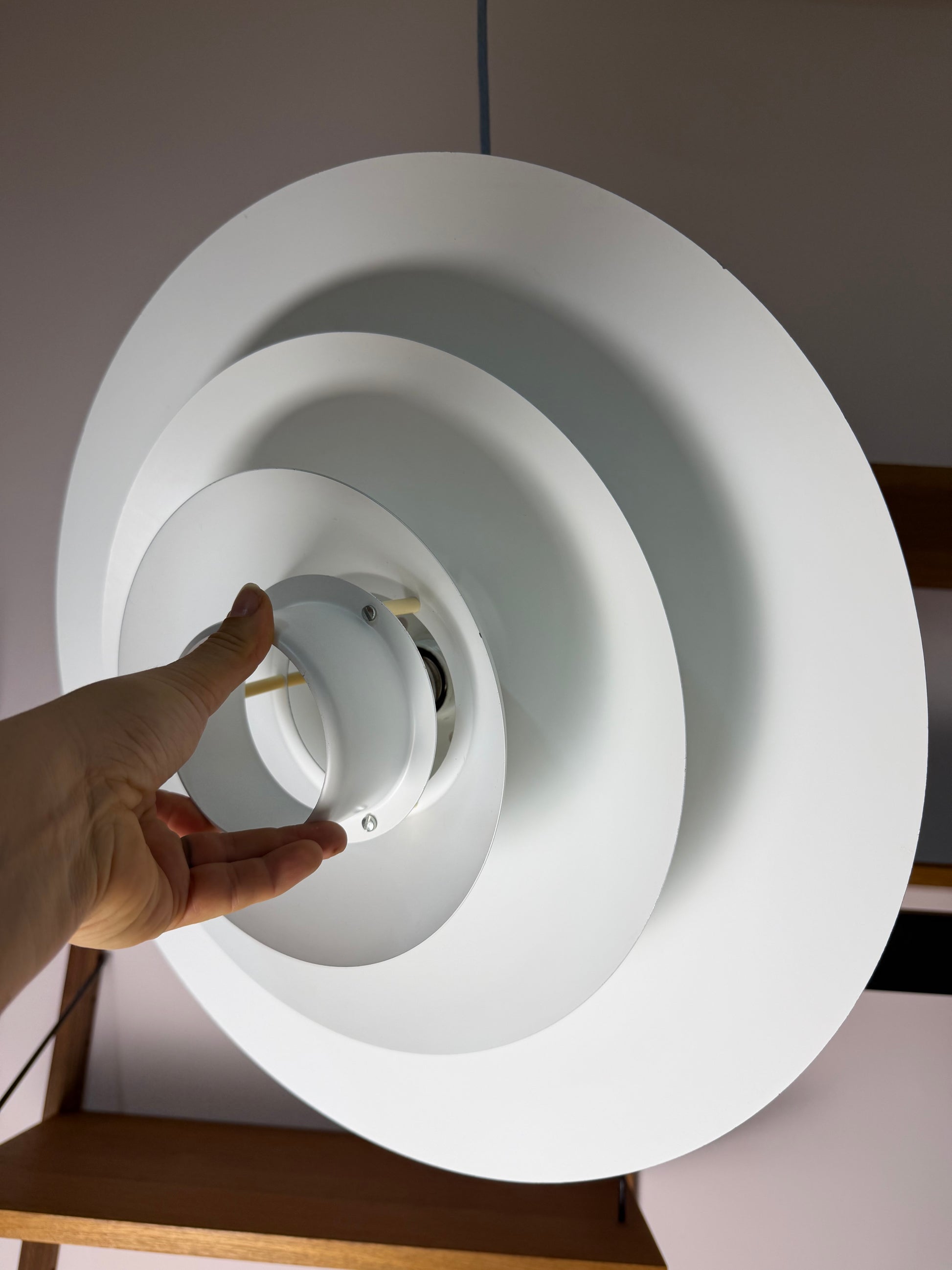 Lamellenlampe weiß von Formlight