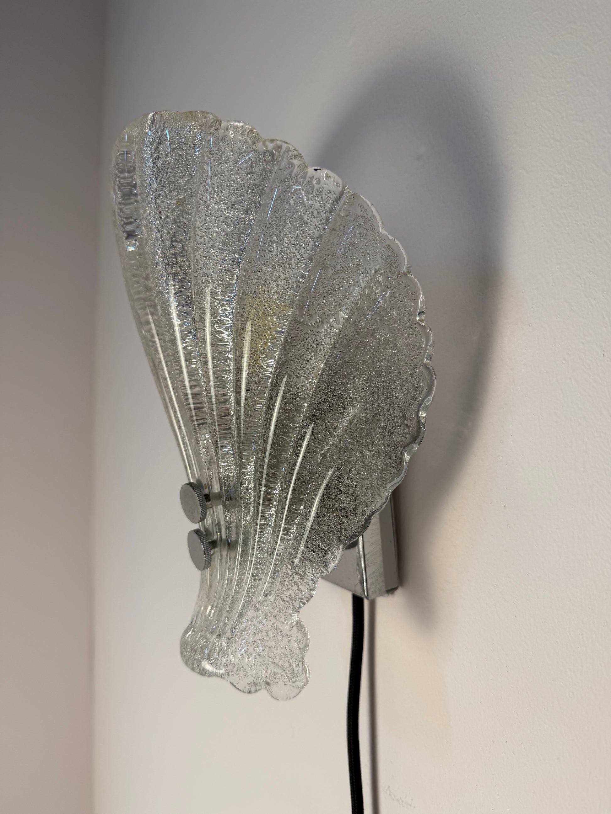 Wandlampe Muschel Glas von Sölken