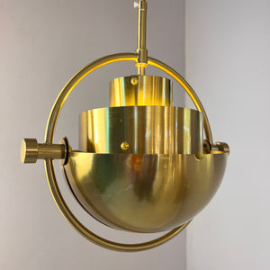 Hängelampe Multi-Lite Messing von Louis Weisdorf für GUBI