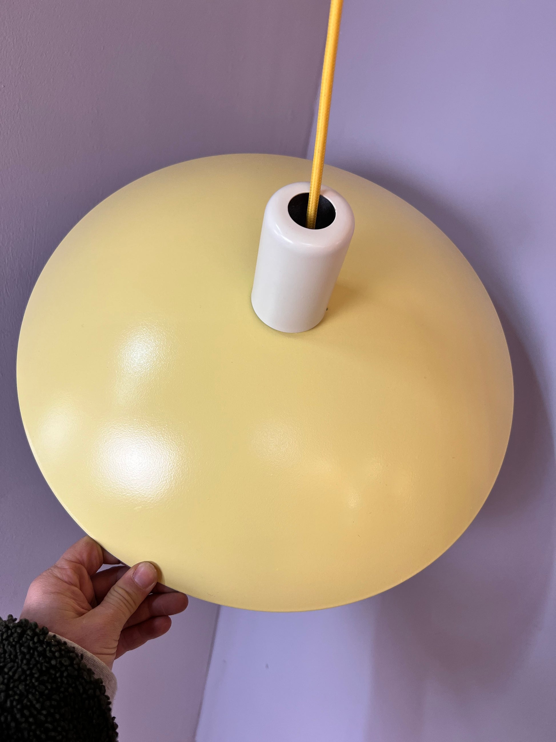 Horn Typ 733 gelb weiß neu lackiert von Horn