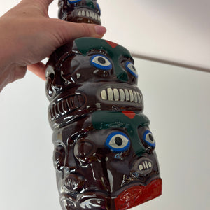 Set: Tiki Schnapsdekanter & 6 Becher