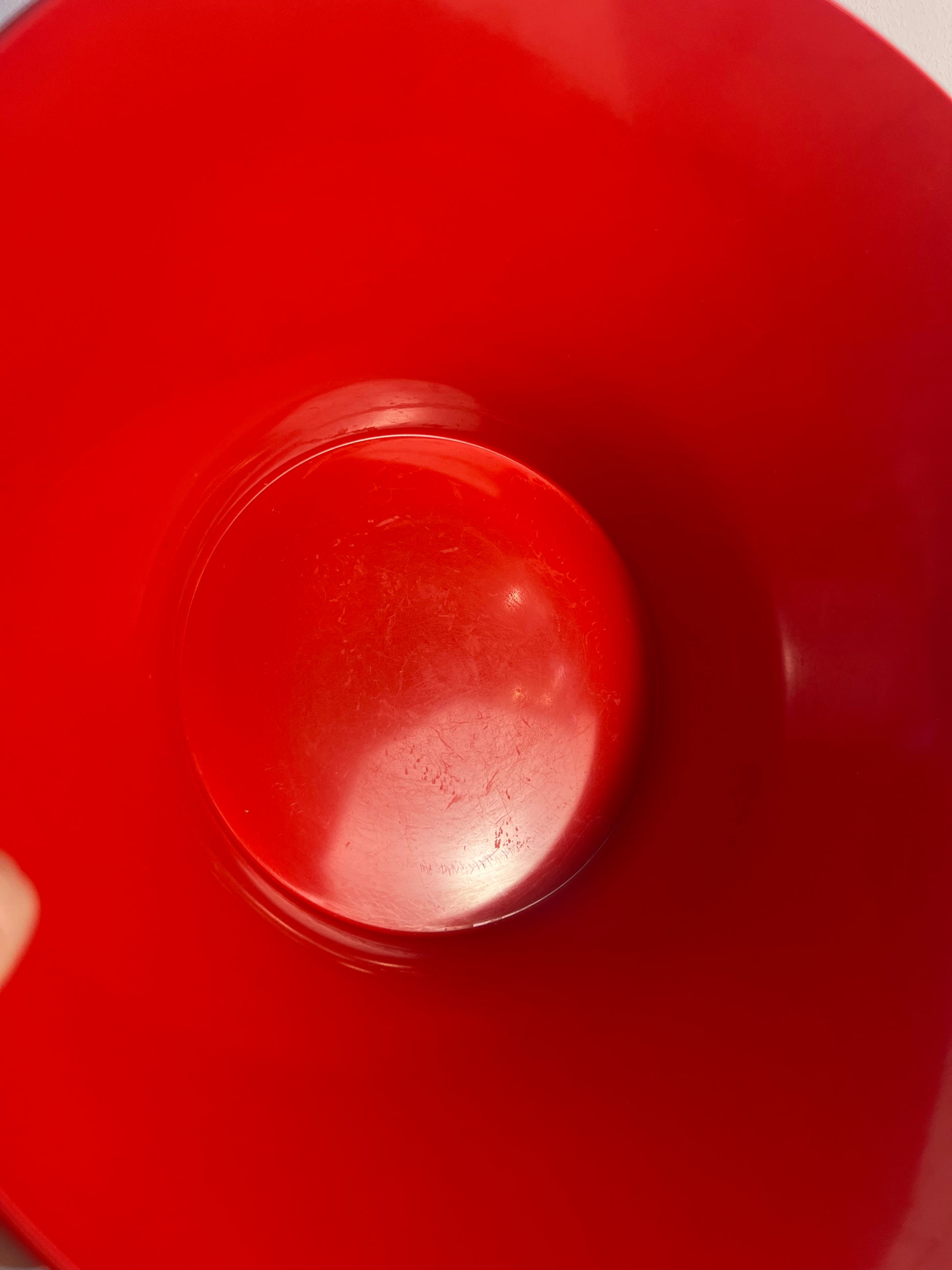 Schüssel groß rot von Henning Koppel für Ørskov Design