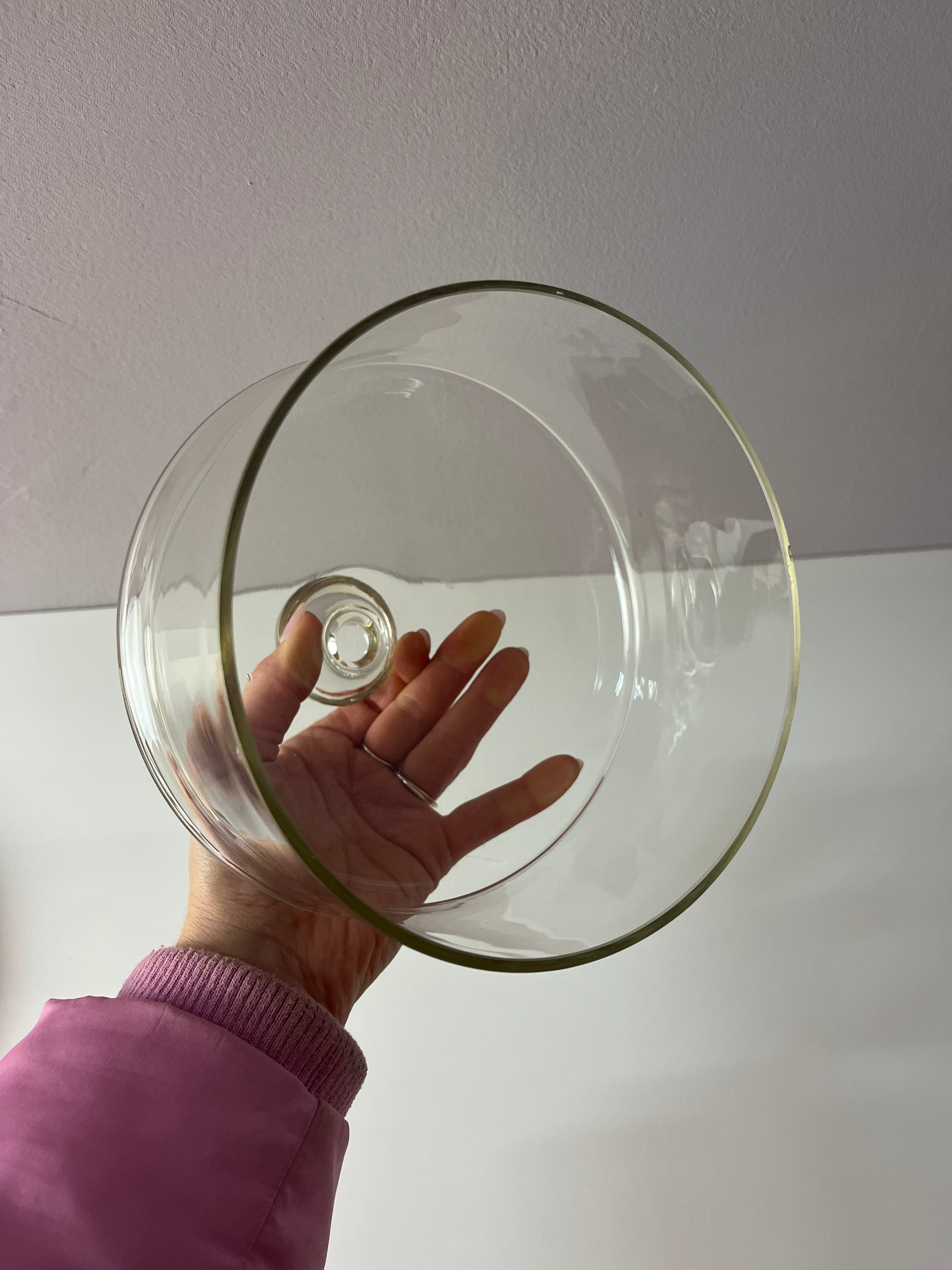 Käseglocke und Teakbrett aus Dänemark