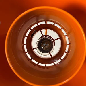 Hängelampen Minisol orange von K. Kewo für Nordisk Solar