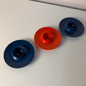Set: 3x Eierbecher blau rot von Mepal