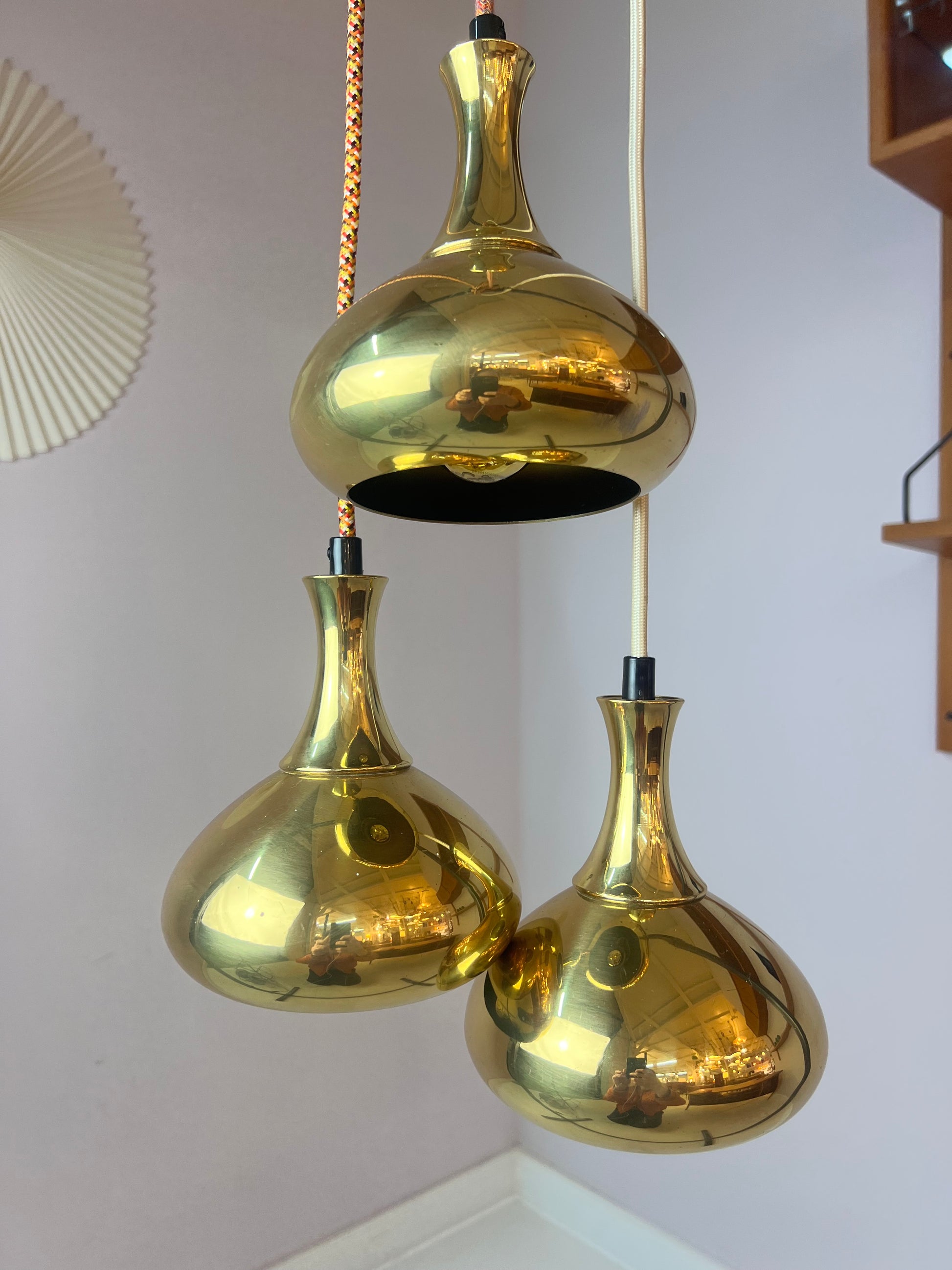 Hängelampe Messing von Scandi Lamp