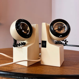 Set: 2x Kugelspots von Dieter Witte für Osram