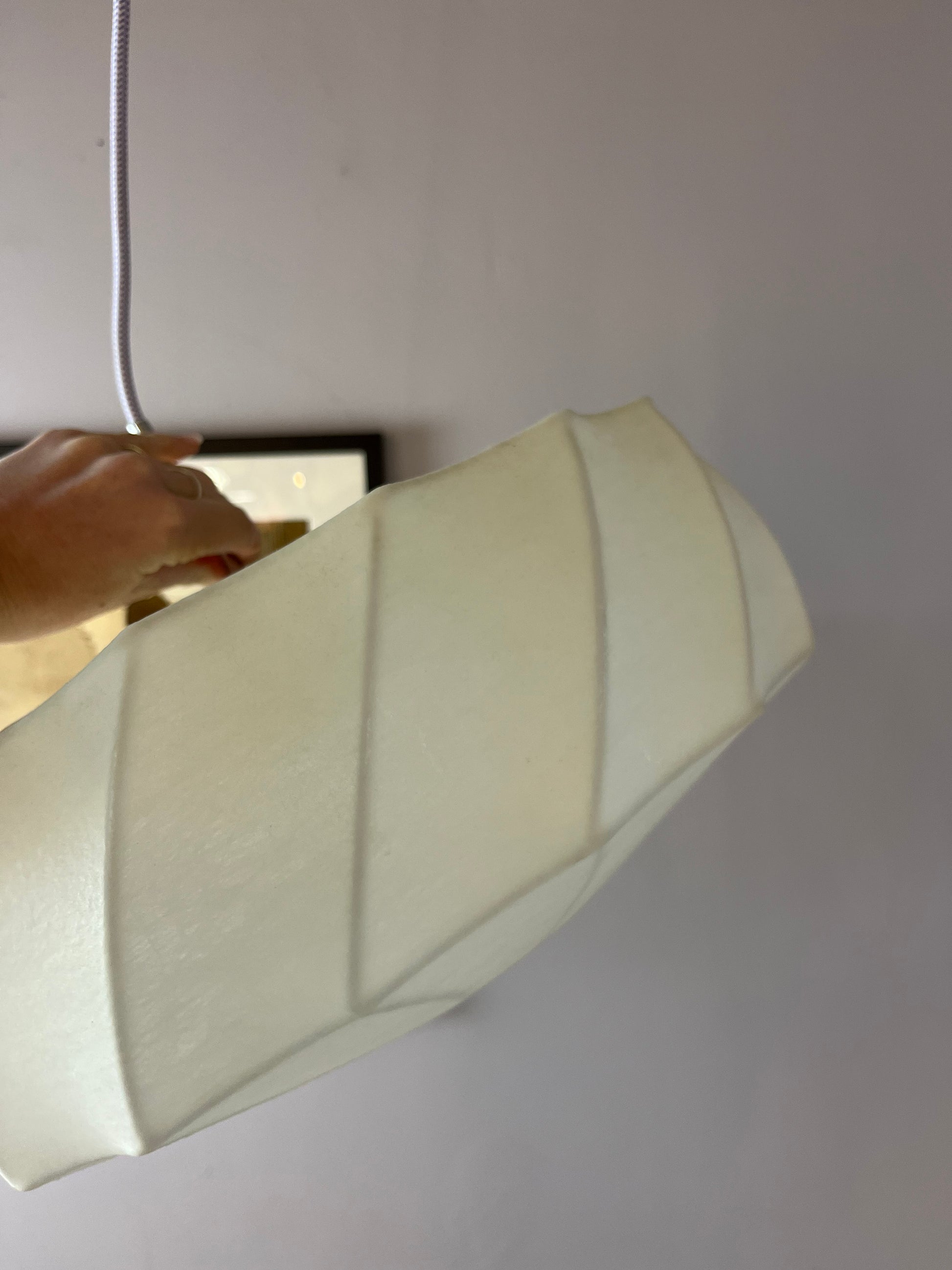 Hängelampe Cocoon weiß