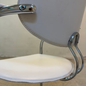 Freischwinger weiß Chrom von Effezeta
