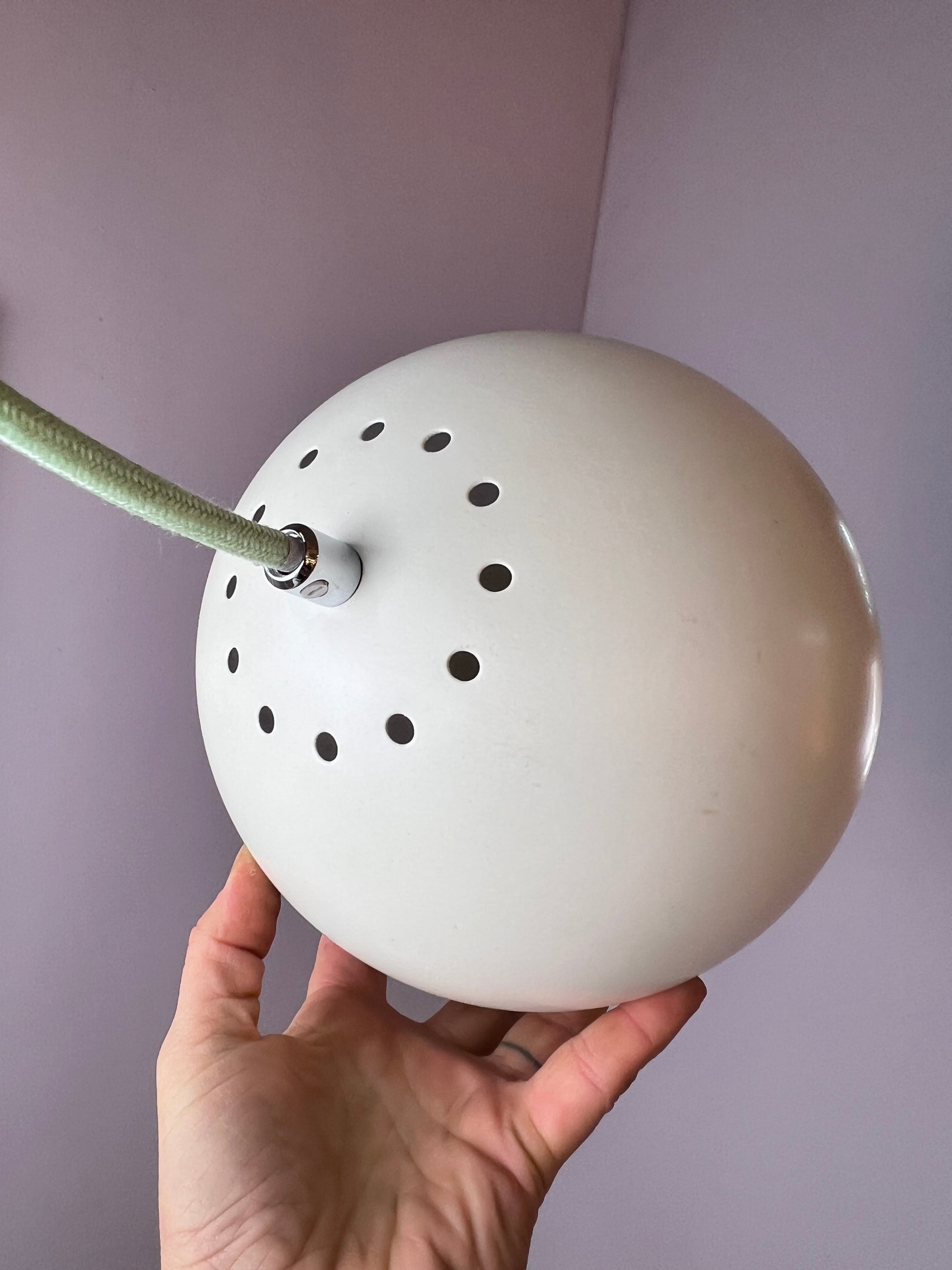 Kugellampe creme aus Dänemark