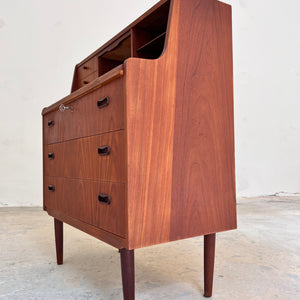 Sekretär Teak mit Spiegel aus Dänemark