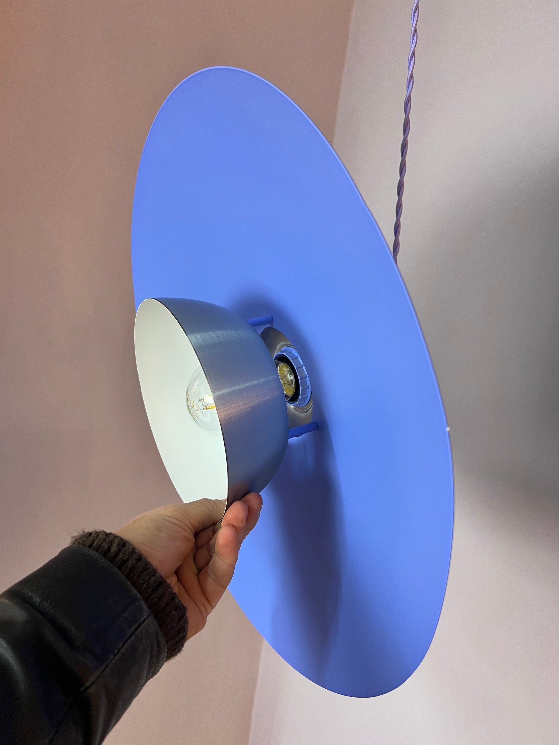 Lamellenlampe neu lackiert Dänemark