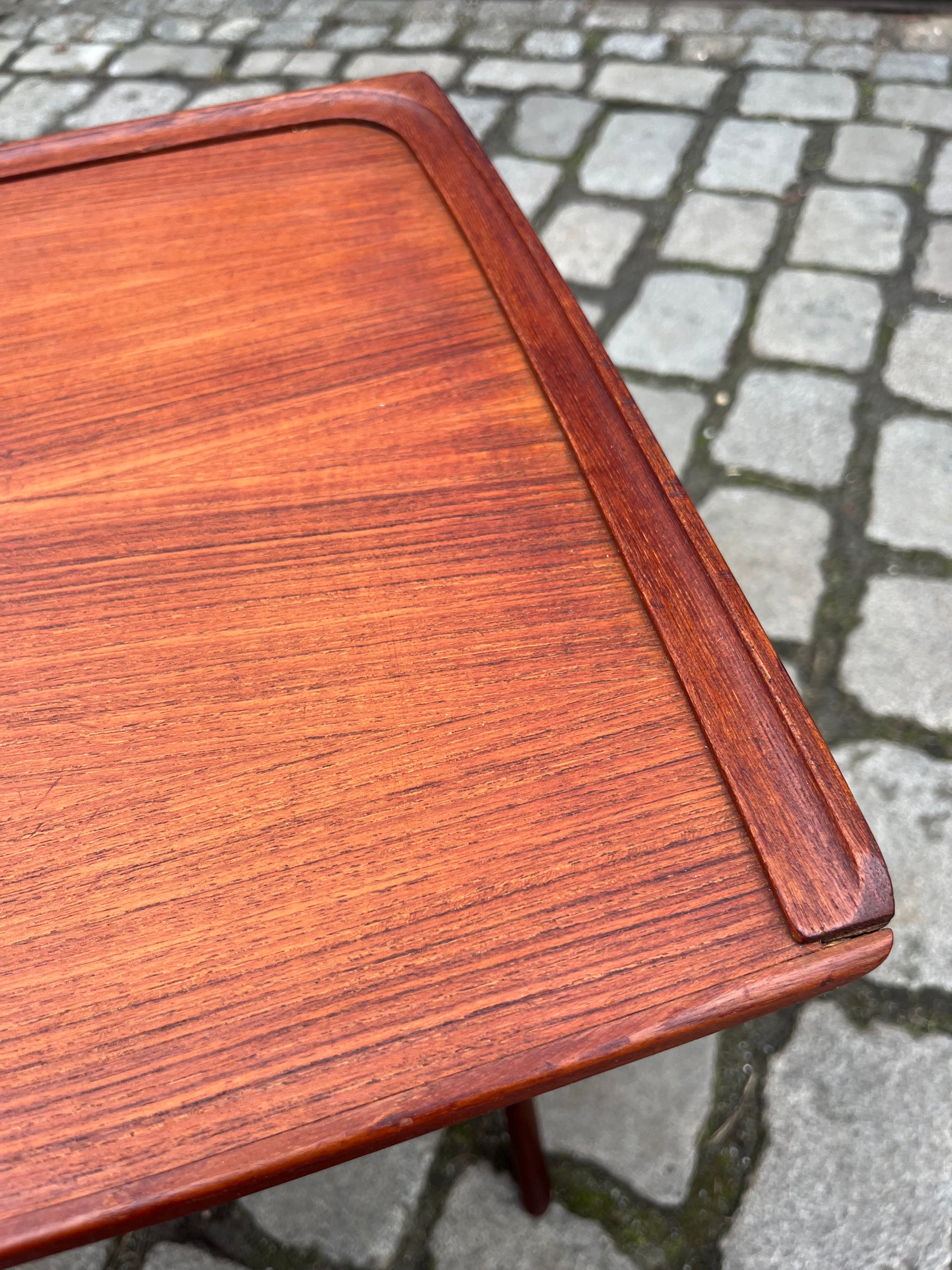 Beistelltisch Teak mit Auszug aus Dänemark