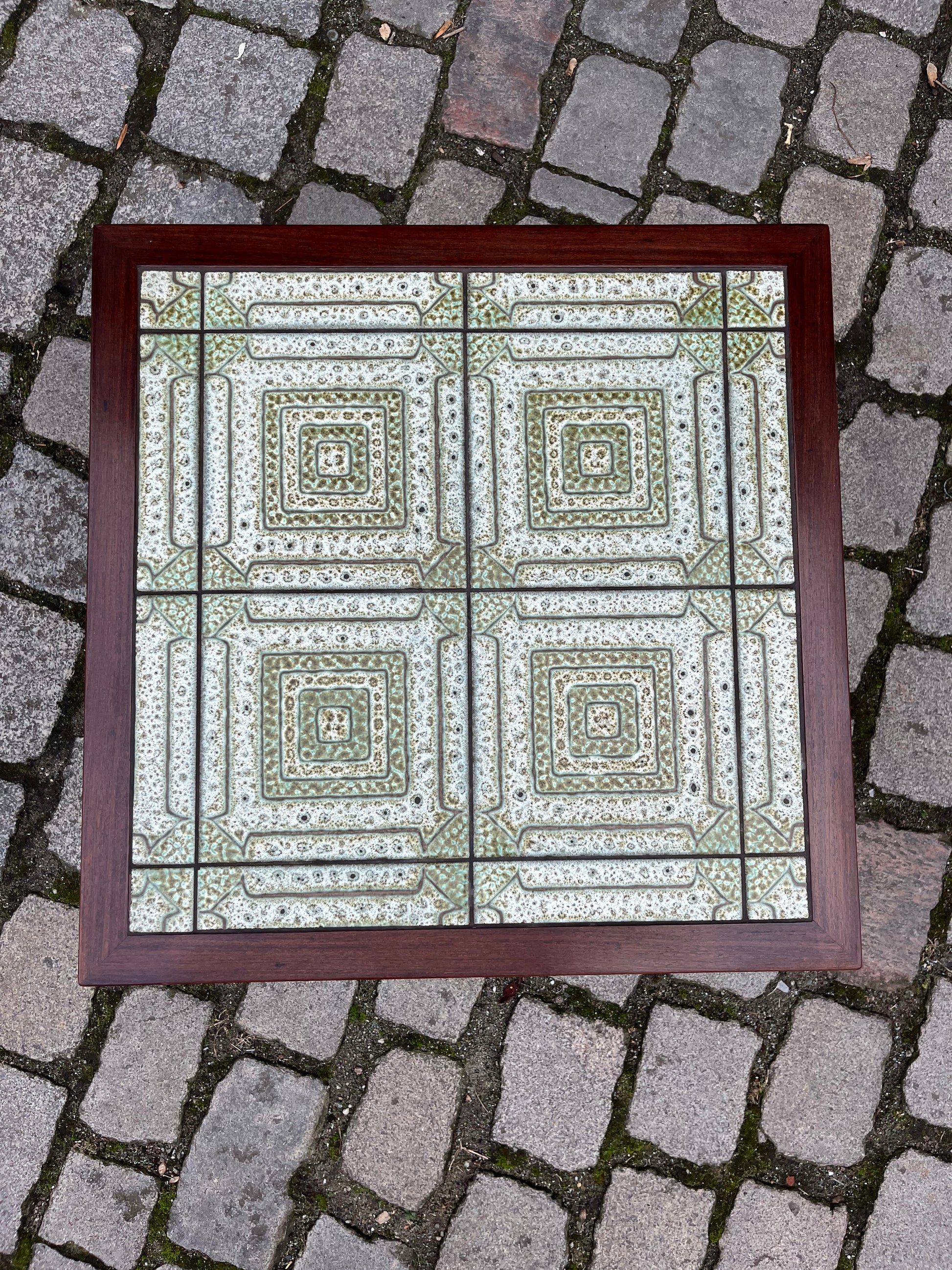 Beistelltisch Fliesen Palisander aus Dänemark von Kvalitet, Form & Funktion