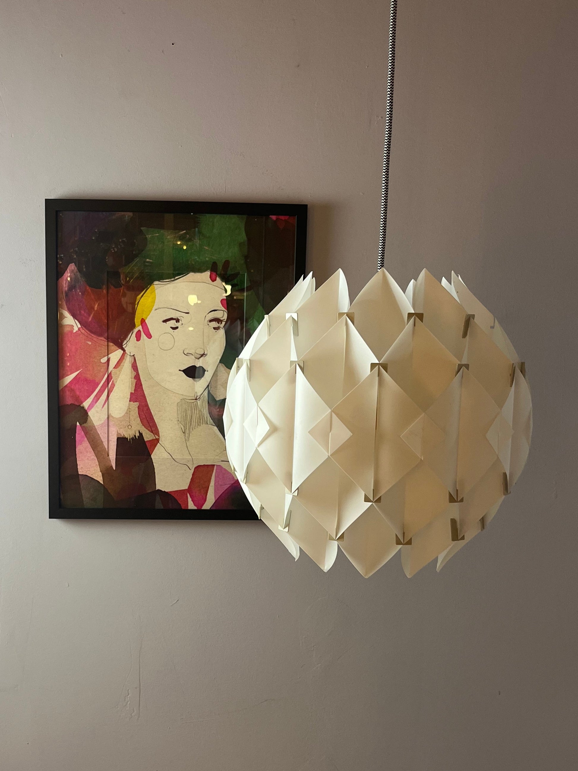 Hängelampe Butterfly weiß von Lars Schiøler für Hoyrup Light