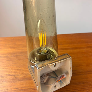 Wandlampe Modell 6080 Rauchglas von Sigvard Bernadotte für Ifö