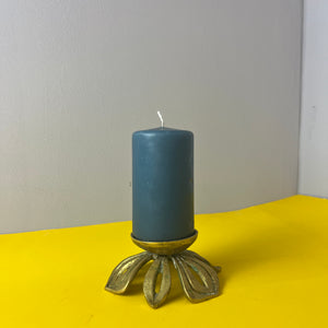 Kerzenständer Messing in Blütenform