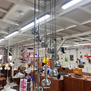 Kaskadenlampe 10-flammig Chrom von STAFF