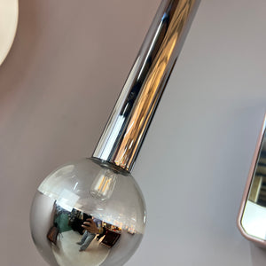 Hängelampe Big Globe Chrom 39 cm von Motoko Ishii für STAFF