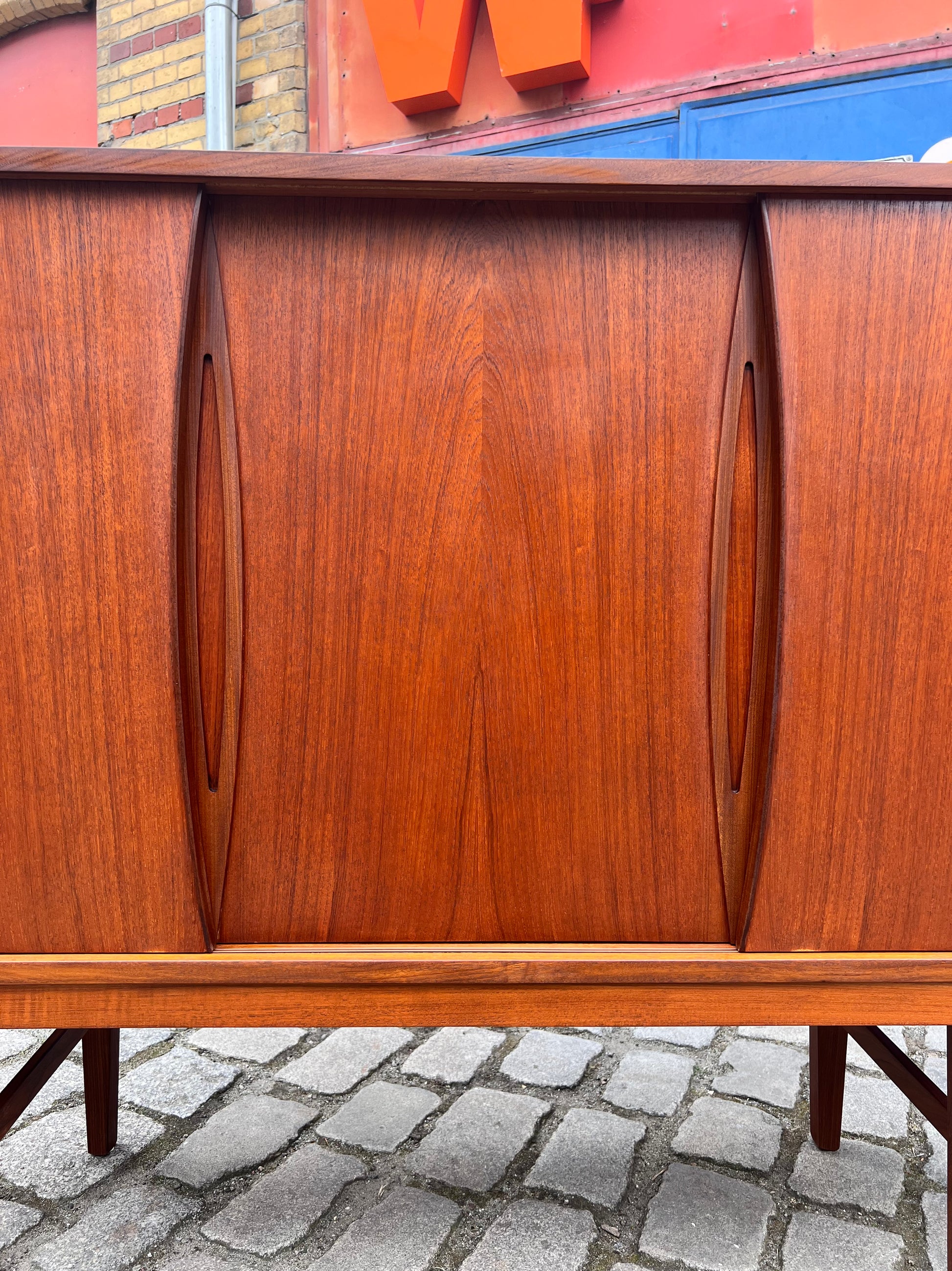 Highboard Teak von Karlit aus Schweden