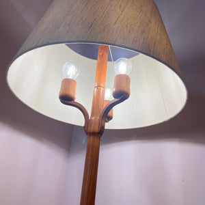 Stehlampe Teak Wildseide aus Dänemark