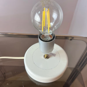 Tischlampe gelb Glas von Doria