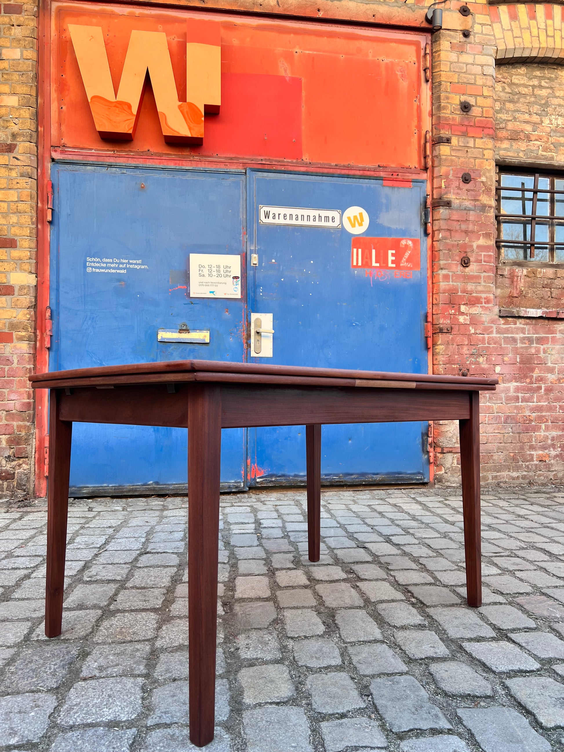 Ausziehbarer Esstisch Teak aus Dänemark