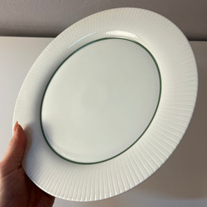 Set: 6x Speiseteller Modulation Secunda grün von Tapio Wirkkala für Rosenthal