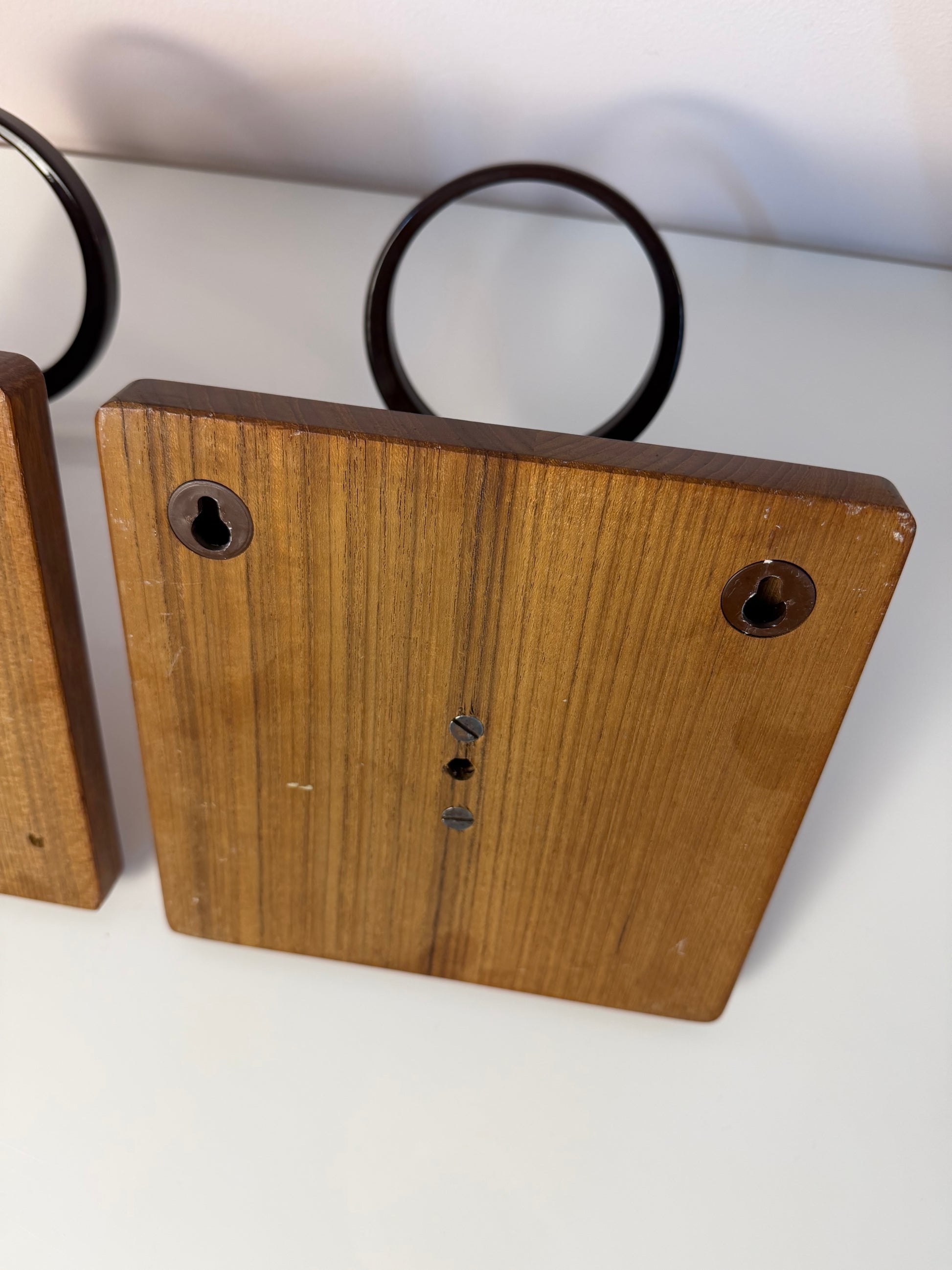Set: Wandhaken Garderobe Teak von Sudbrock