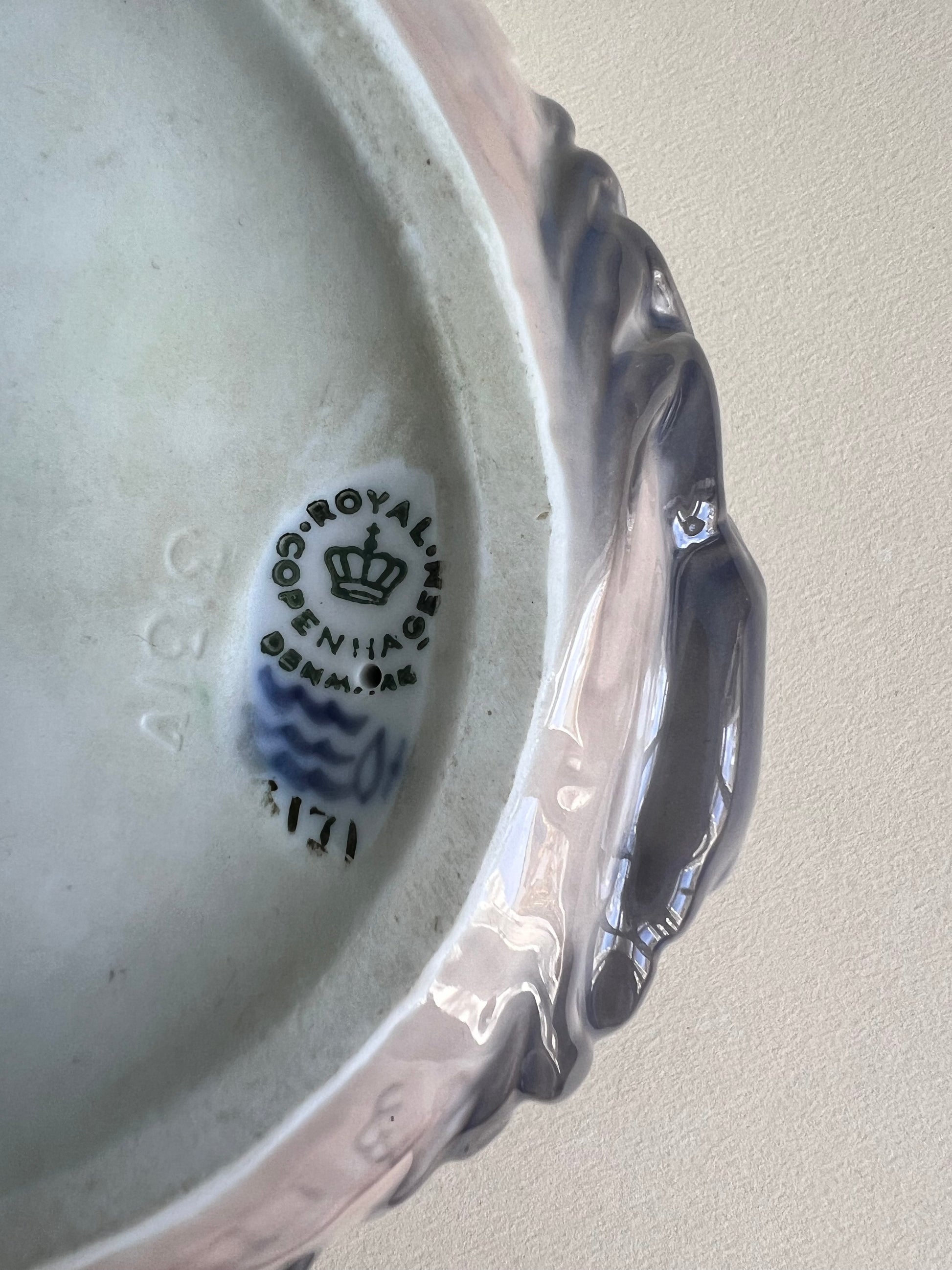 Schale Krebs Typ 3131 von Jorgen Balslov für Royal Copenhagen