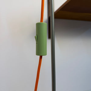 Stehlampe orange Chrom von AKA Werke