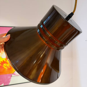 Hängelampe braun orange von Carl Thore