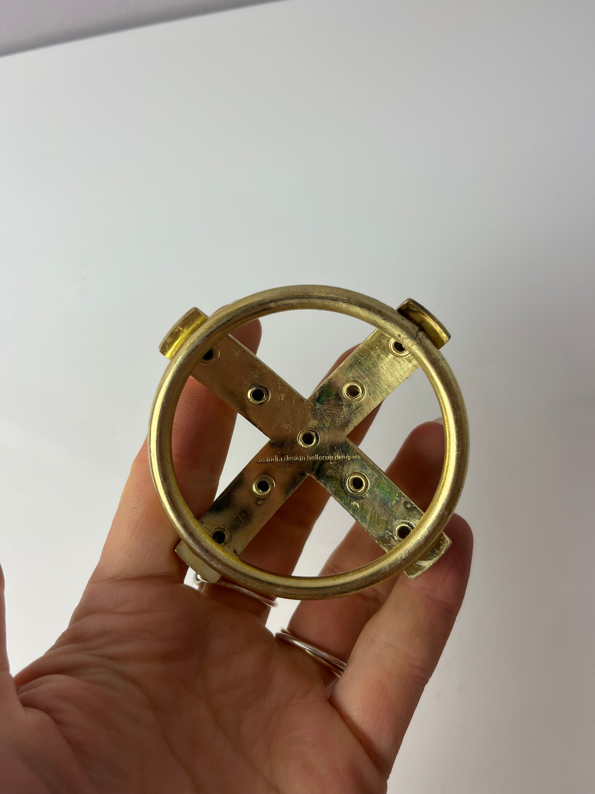 Kerzenständer Messing von Scandia Design Hellerup