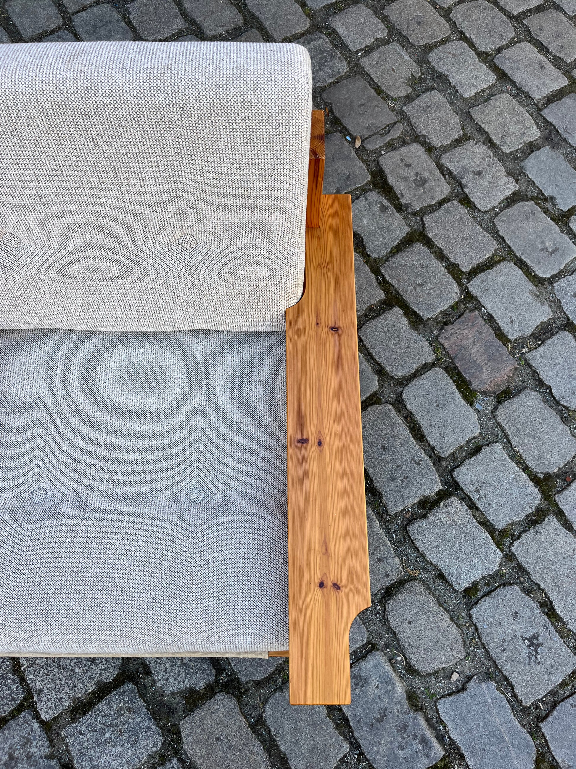 Sessel beige grau Safari Style