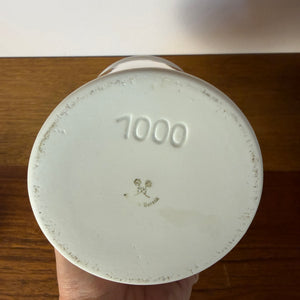 Apothekerdose Ungt. Zinci weiß Porzellan - 1000 ml