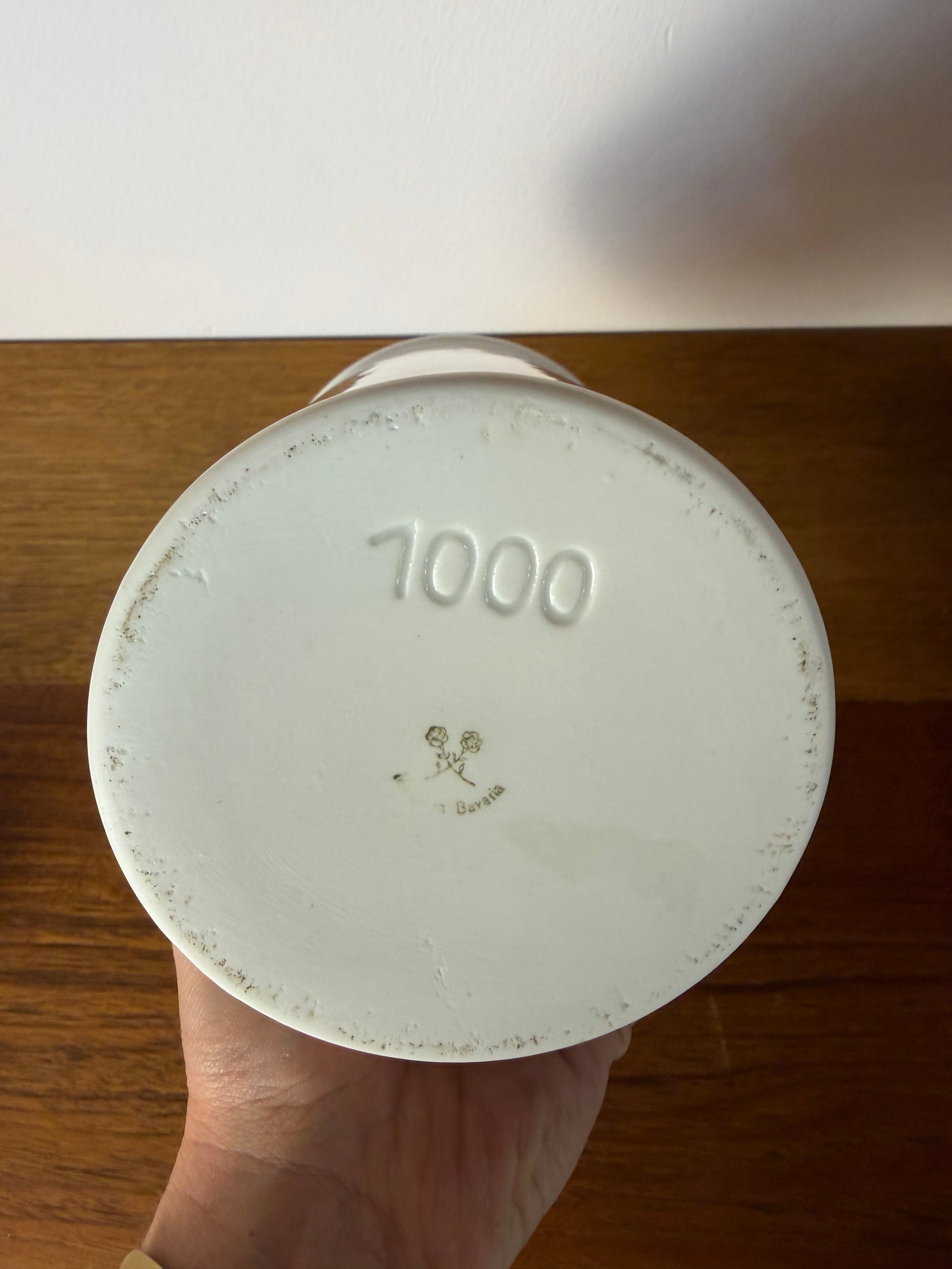 Apothekerdose Ungt. Zinci weiß Porzellan - 1000 ml