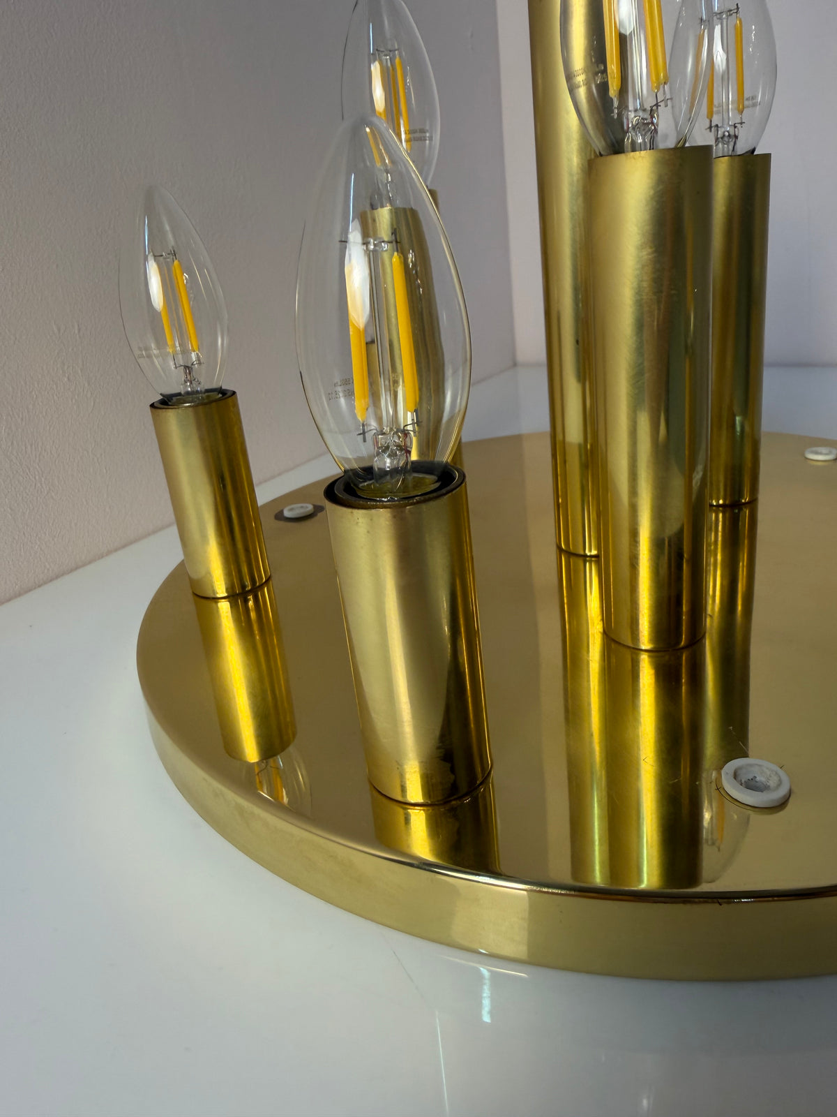 Wand-/ Deckenlampe gold von von Sölken