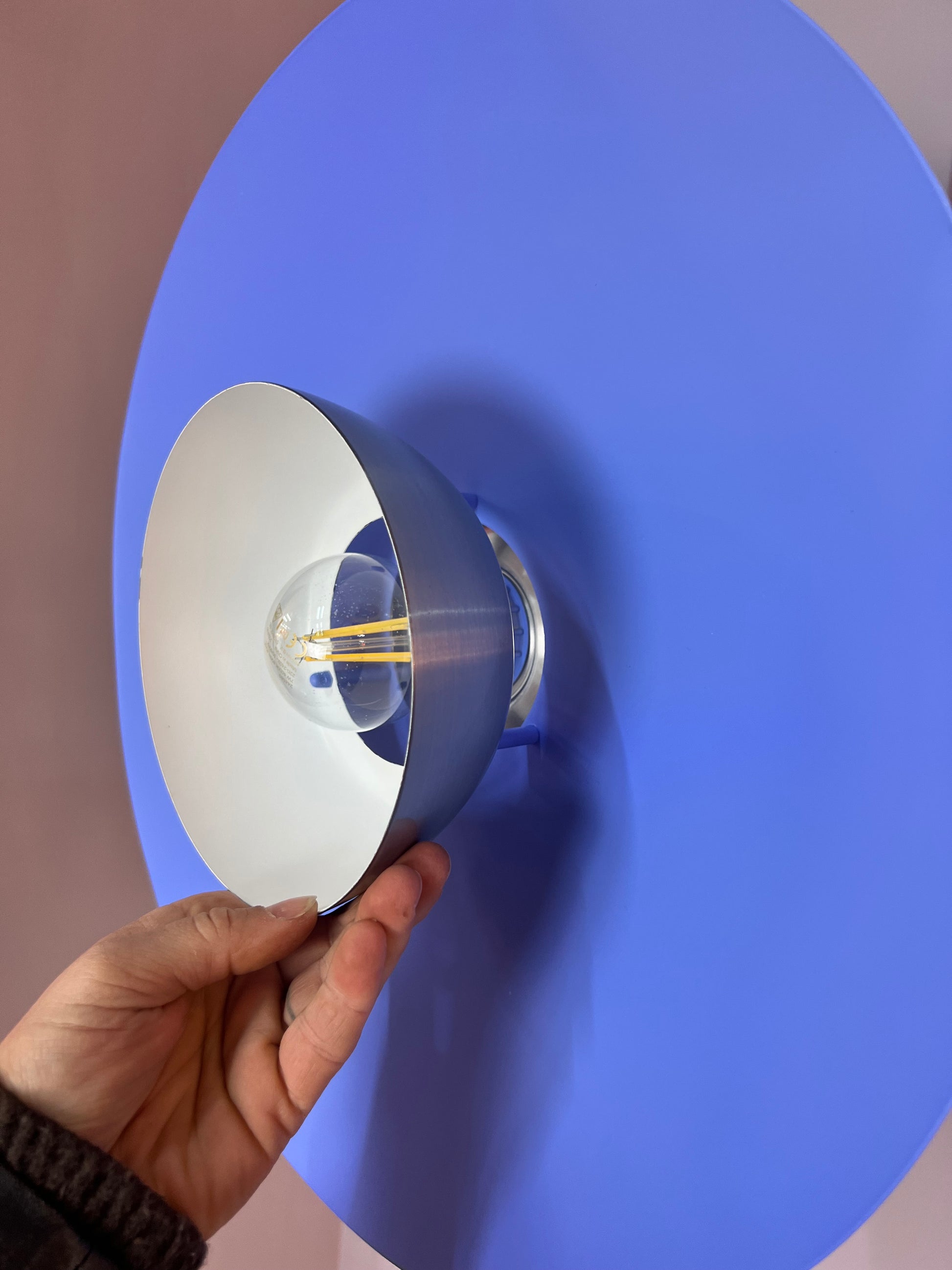 Lamellenlampe neu lackiert Dänemark
