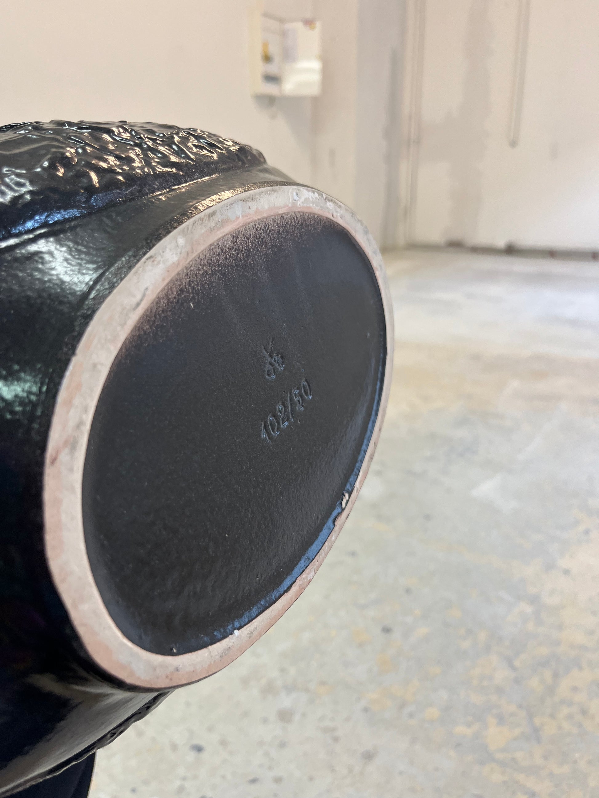 Bodenvase 102/50 rot braun von Dümler & Breiden