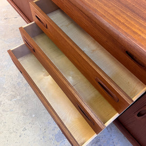 Sideboard Teak von H.P. Hansen - Breite 220 cm