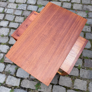 Fernsehvitrine Sapelli-Mahagoni mit drehbare Platte