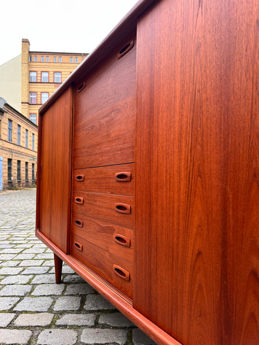 XXL Highboard Teak von H.P. Hansen aus Dänemark