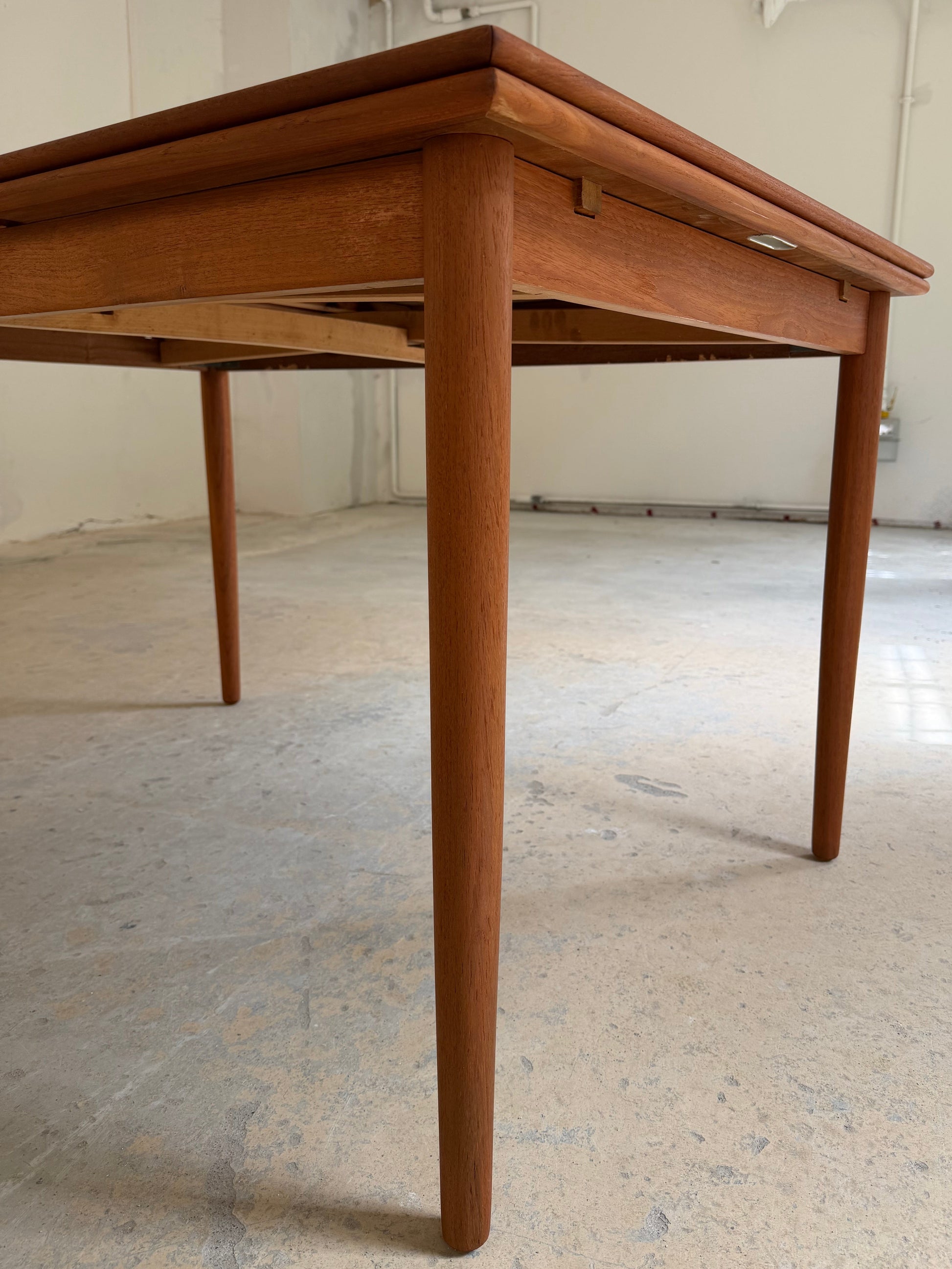 Ausziehbarer Esstisch Teak aus Dänemark