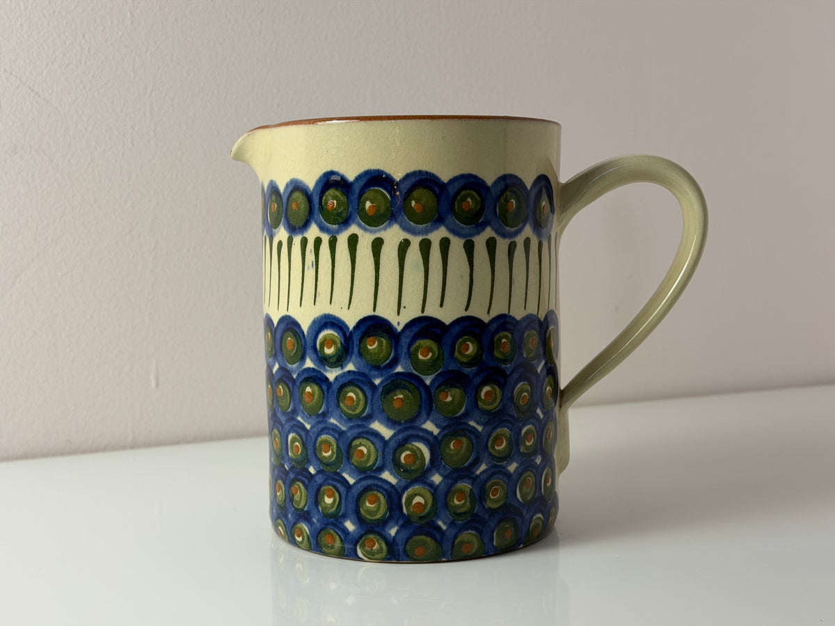 Krug blau gemustert von Bunzlauer Keramik