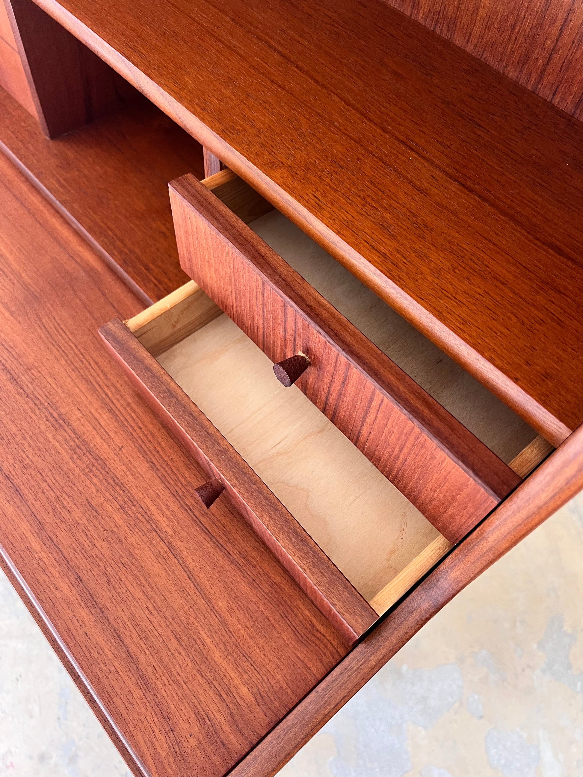 Sekretär Teak von Handbjerg Møbelfabrik