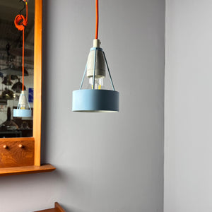 Hängelampe Typ 16800 blau von Louis Poulsen  neu lackiert