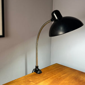 Klemmlampe schwarz von Christian Dell für Kaiser Idell